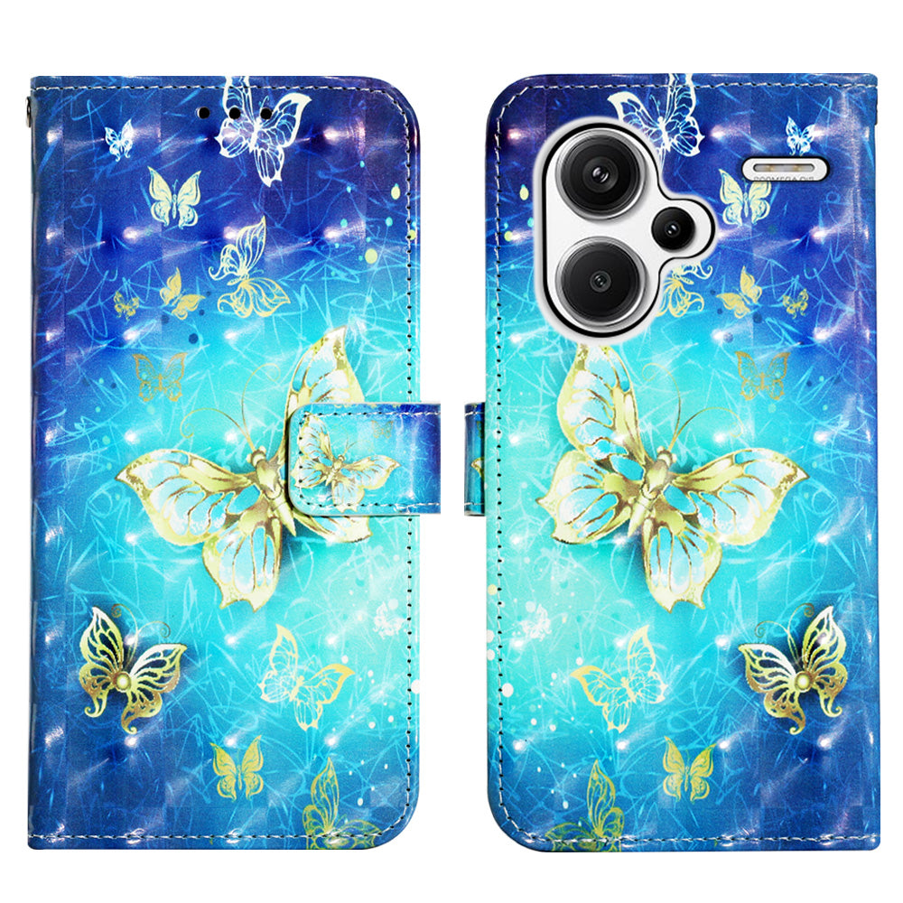 YB Pattern Printing Leather Series-2 For Xiaomi Redmi Note 13 Pro+ 5G Wallet Phone Case Leather Flip Cover YB Pattern Printing Leather Series-2 For Xiaomi Redmi Note 13 Pro+ 5G Wallet Phone Case Leather Flip Cover
